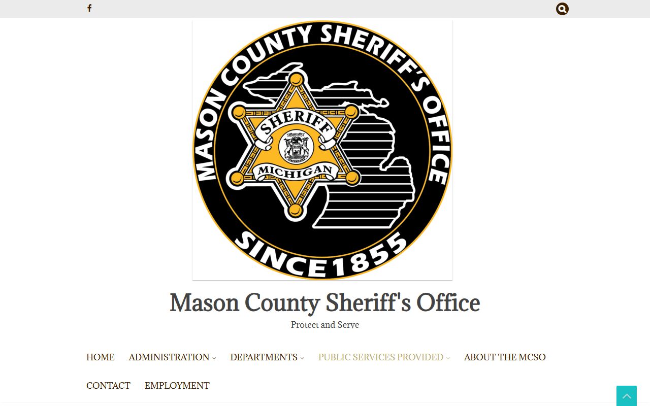 Mason County inmate records FOIA request page