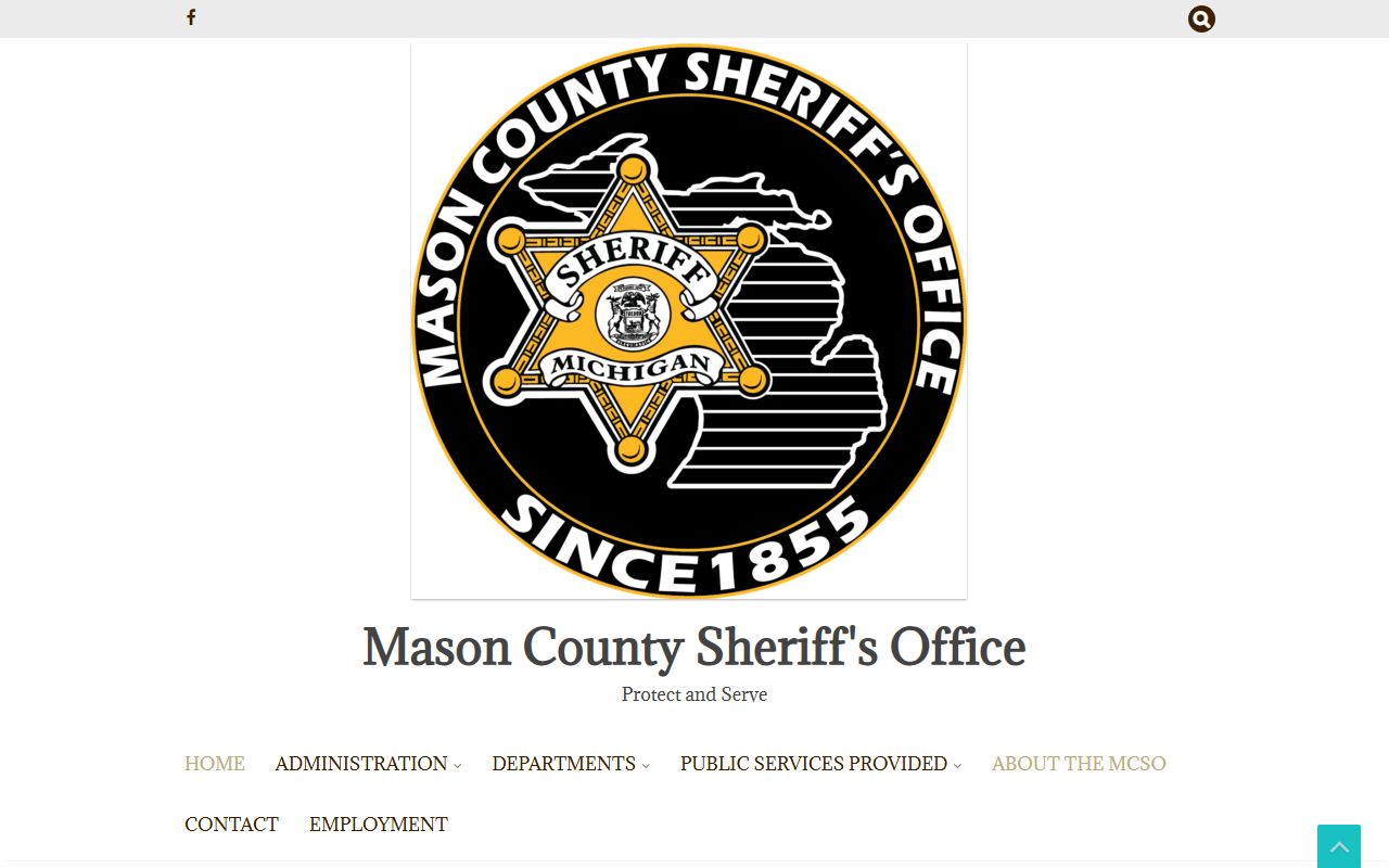 Mason County inmate population sheriff office homepage